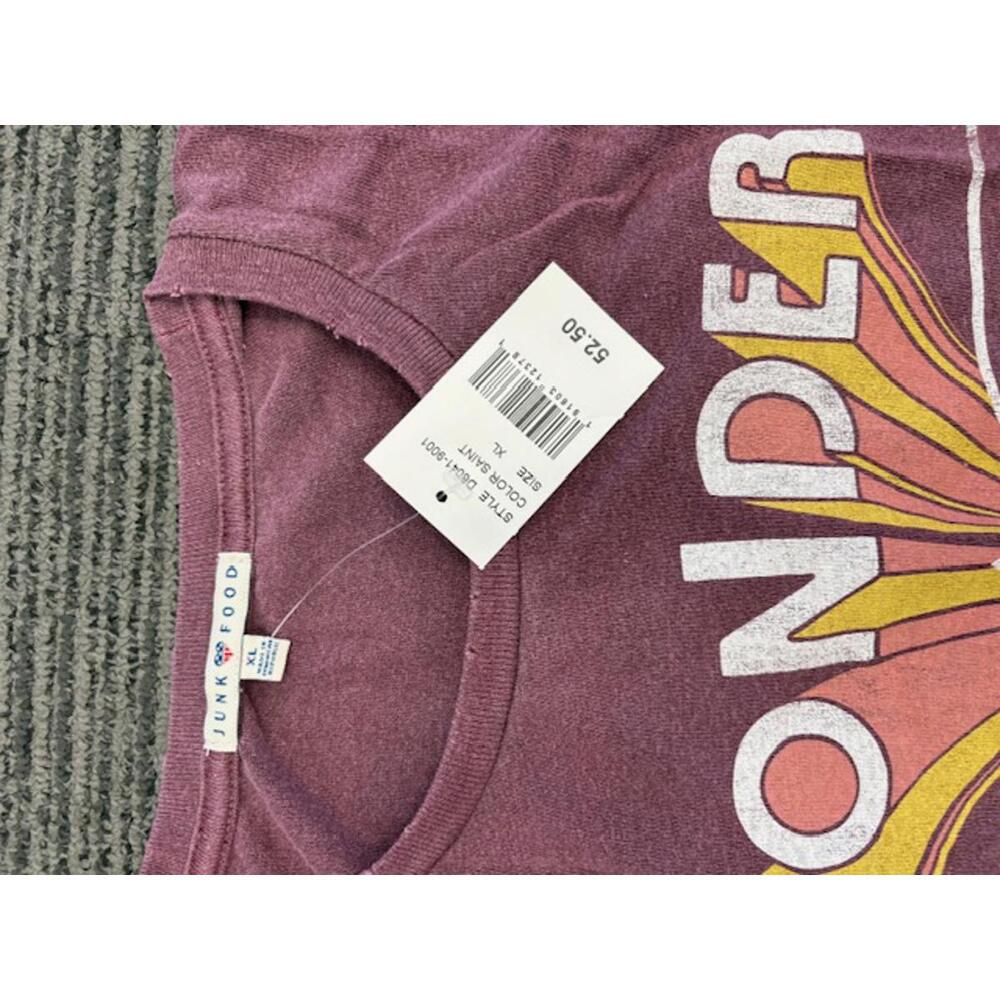 NWT New Junk Food Wonder Woman Long Sleeve Tee XL - Picture 4 of 6